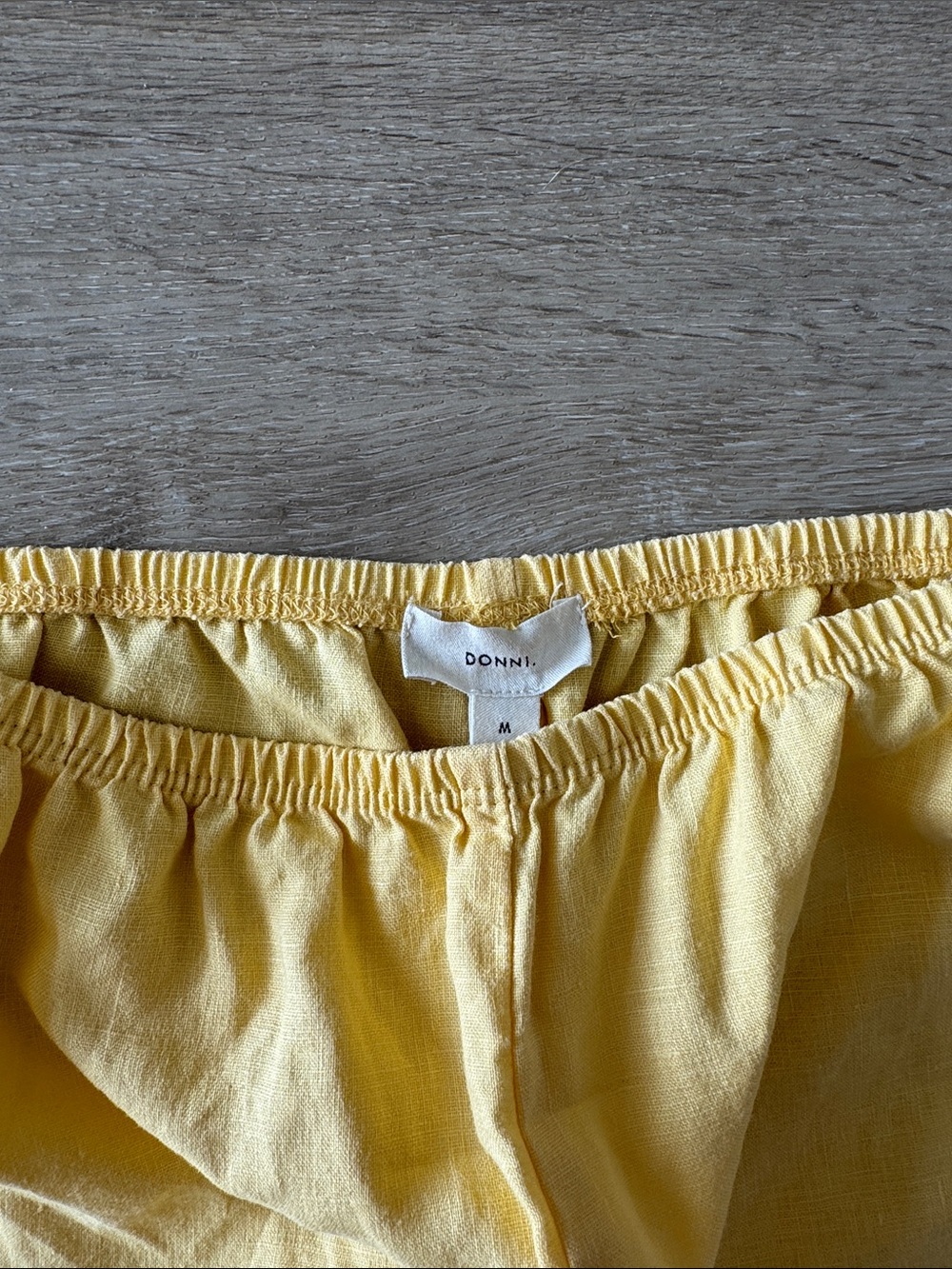 DONNI. Linen Simple Pant - Picture 4 of 12